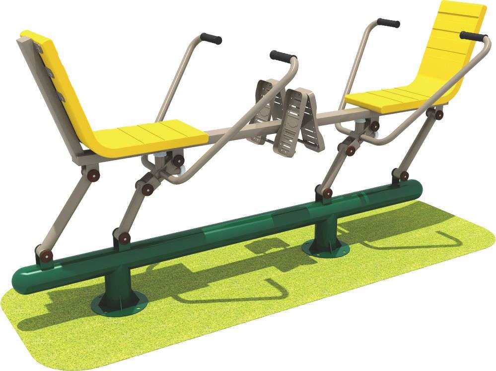 必一运动健身器材 双人坐推器