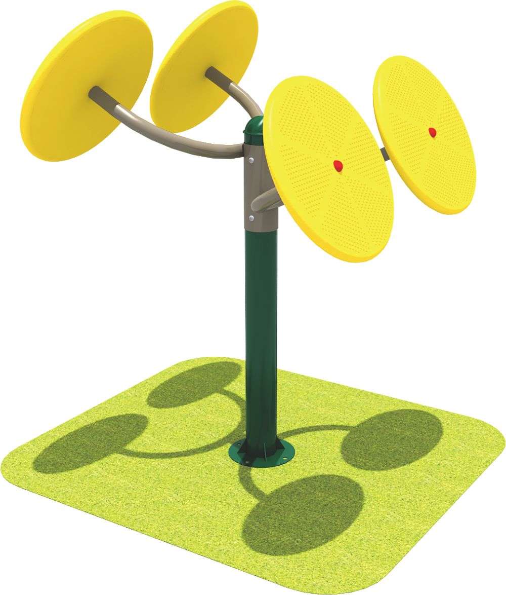 必一运动健身器材 双位塑料推